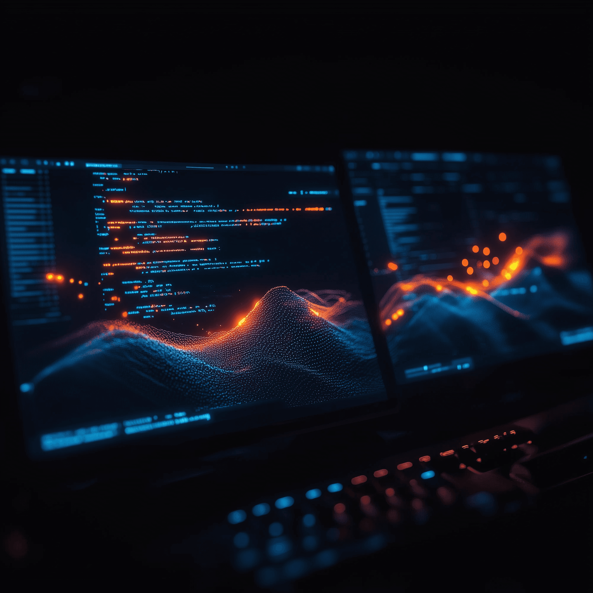 Hand coded web development