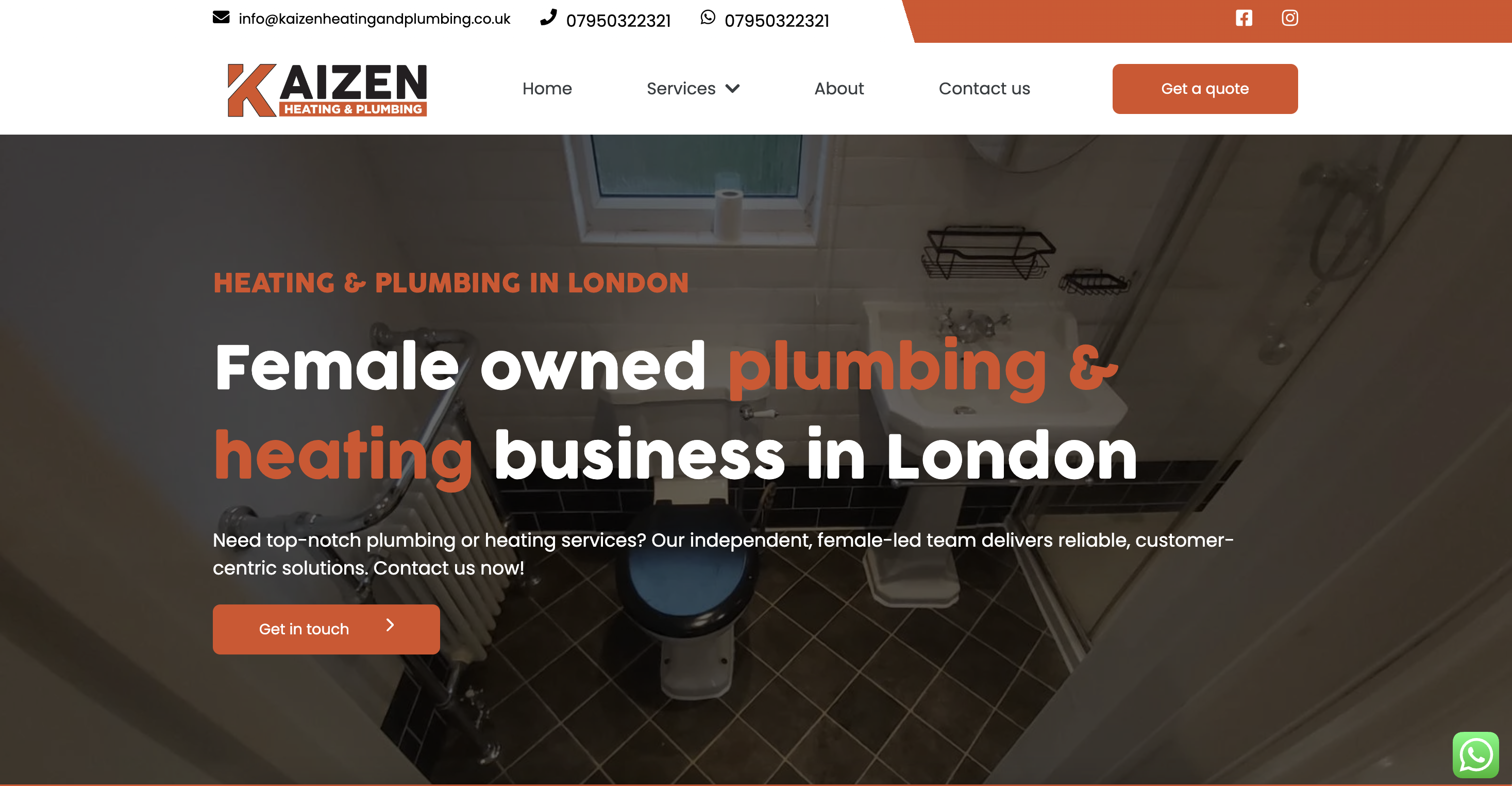 Finalised design layout for Kaizen, perfectly aligning with the client’s brand identity and vision.